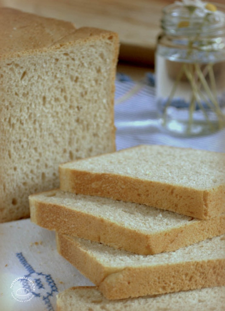 Pane in cassetta al latticello con farina di segale e farro spelta